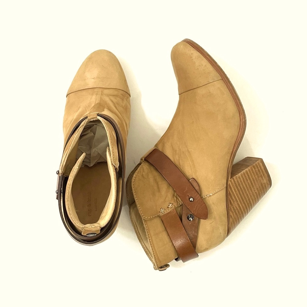 Rag & Bone ~Women's Harrow Camel Block Heel Suede… - image 7